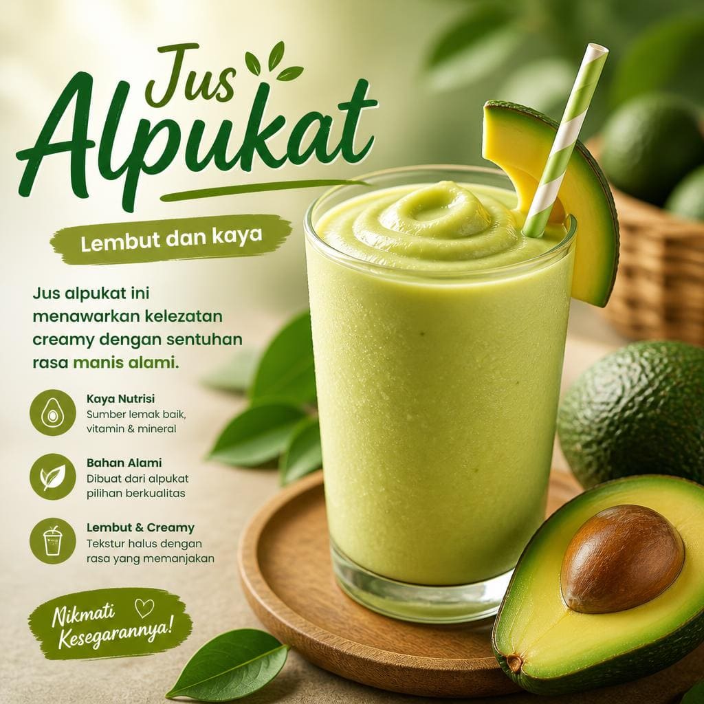 Jus Alpukat di RM Bumi Aki